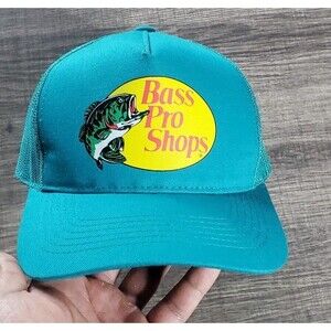 Bass ProBass Pro Shops Hat Outdoor Fishing Baseball Trucker Mesh Cap Adjustable